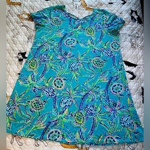 Lilly Pulitzer Bermuda Blue turtle Kimi dress